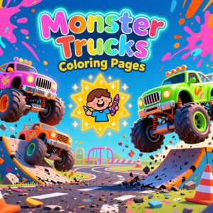 Monster Trucks Coloring Pages